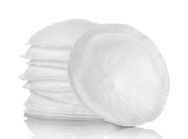 istock Cotton sponges for removing makeup isolated on white 533329222