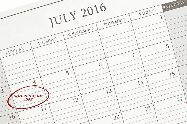 istock July 4th Independence Day Calendar Close Up 533329900