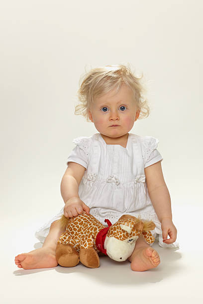 istock Little blonde girl 533329957
