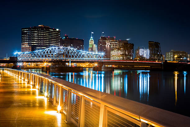 istock Newark, NJ cityscape by night 533330491