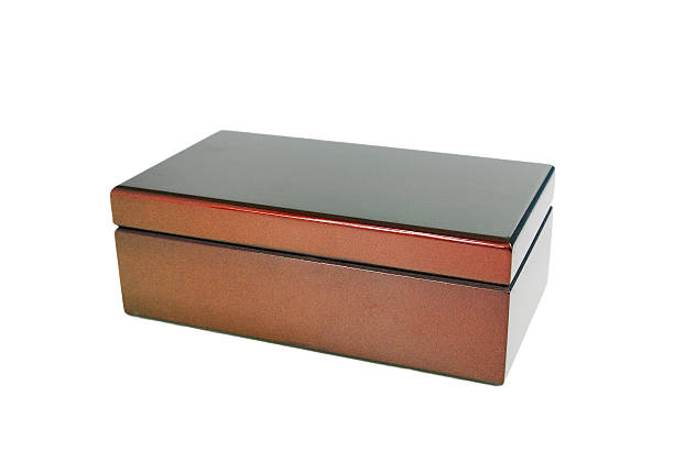 istock The varnished decorative casket isolated on a white background 533330683