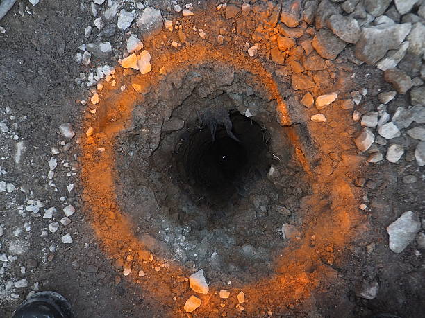 exploración medioambientales barreno - drill mining rock borehole fotografías e imágenes de stock