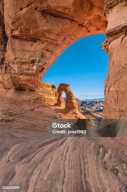 Arches National Park Stock Photo - Download Image Now - Delicate Arch, Rock - Object, 2015