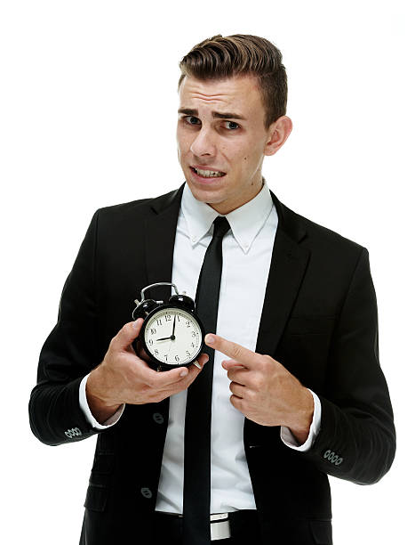 istock Businessman stressed out about the time 533335299