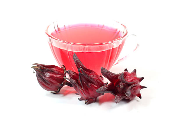 istock Roselle fruits against a cup. 533337334