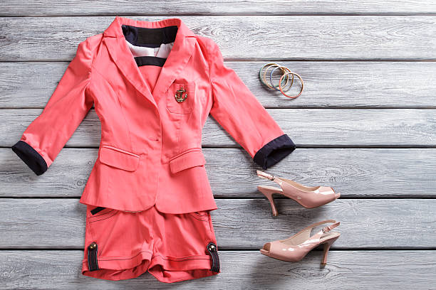 istock Short suit and heel shoes. 533337418