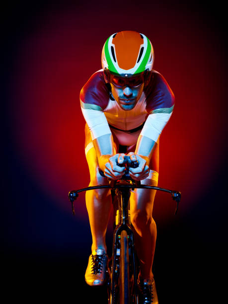 istock man cyclist cycling bicycle triathlon isolated 533338638