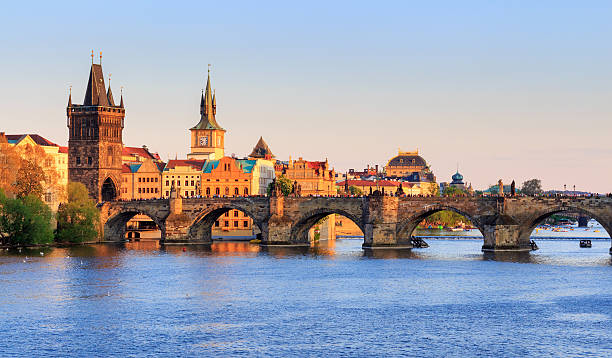 istock Charles Bridge at sunset. Prague.Czech Republic 533339852