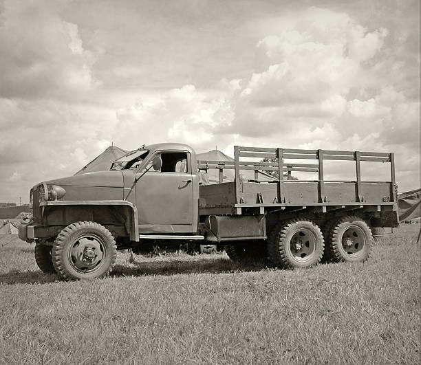 istock Old army truck 533344441