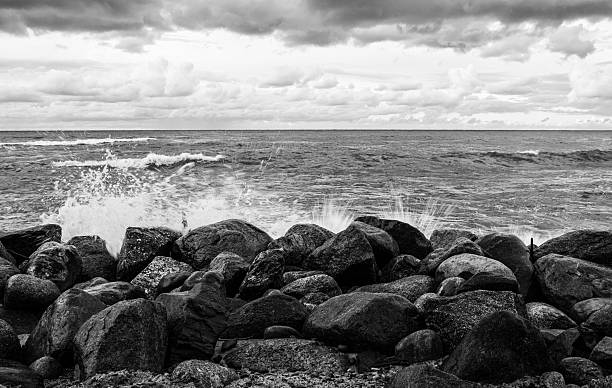 istock Stones on the beach. Baltic Sea. 533345021