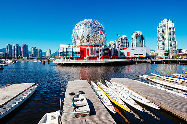 Vancouver Skyline Canada Vancouver Skyline on a cloudless summer day. Canada. vancouver stock pictures, royalty-free photos & images