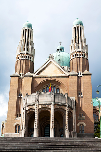 Huge basilica of Brussels, Art Deco cathedral
