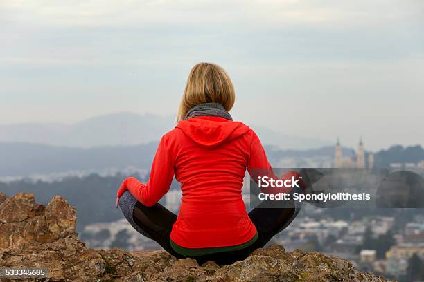 Natural Balance At San Francisco Stock Photo - Download Image Now - Winter, Muscular Build, Profile View