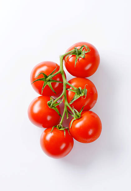 Bunch of fresh red tomatoes