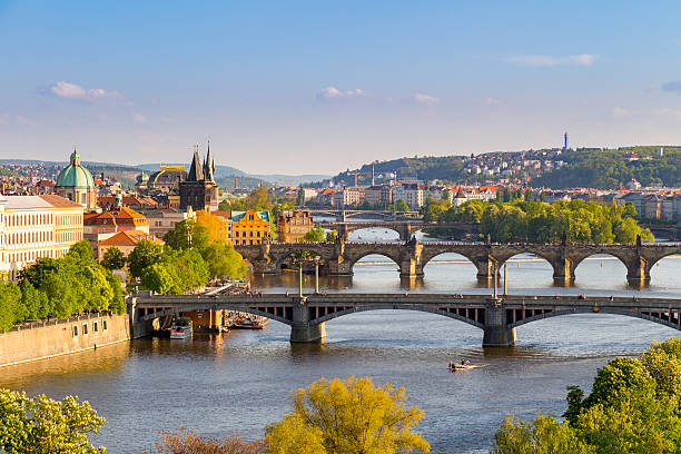istock Charles Bridge at sunset. Prague.Czech Republic 533348196