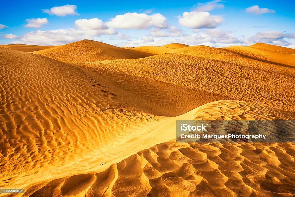 Sahara desert - Douz, Tunisia. Douz Stock Photo