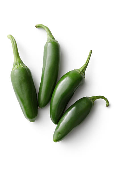 istock Vegetables: Jalapeno Peppers Isolated on White Background 533349886