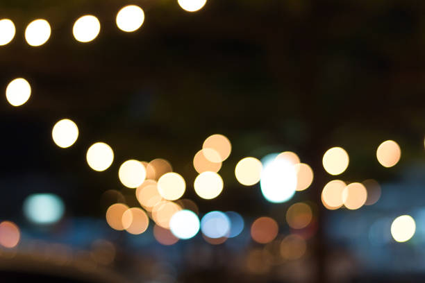 istock The many blurred of the lamps 533351994