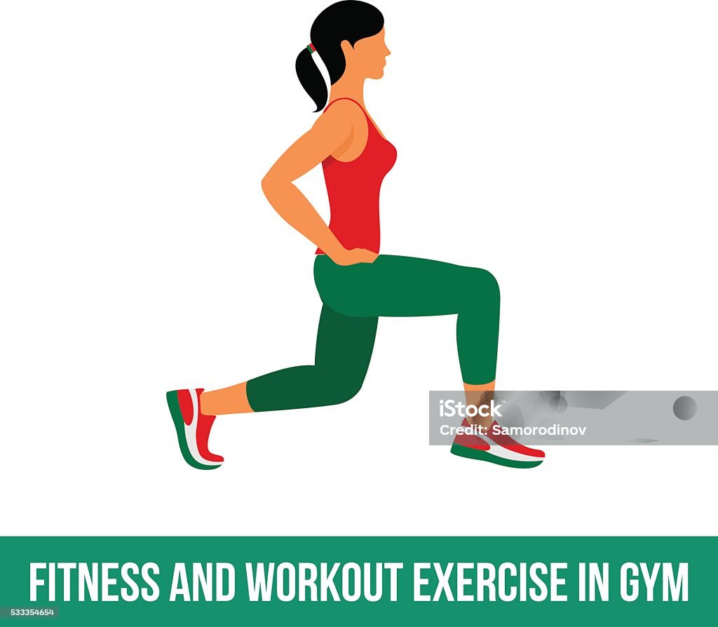 Aerobic icons. full color 24 Fitness, Aerobic and workout exercise in gym. Vector set of gym icons in flat style isolated on white background. woman in gym. Gym equipment, dumbbell, weights, treadmill, ball. Active Lifestyle stock vector