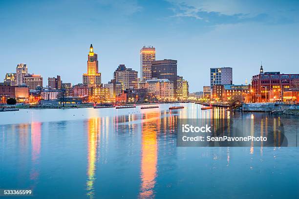 Providence Rhode Island Usa Stock Photo - Download Image Now - Rhode Island, Providence - Rhode Island, Urban Skyline