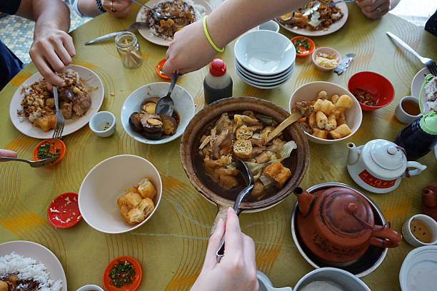 istock People eating at the table in Malaysia 533366851