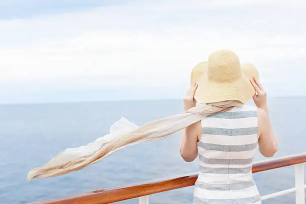 Photo of woman at cruise ship