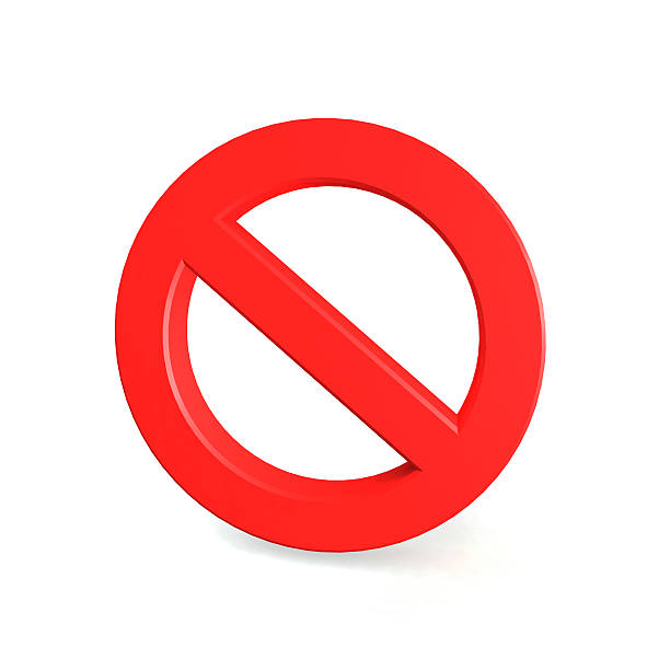 istock No Sign , isolated on white background 533376661