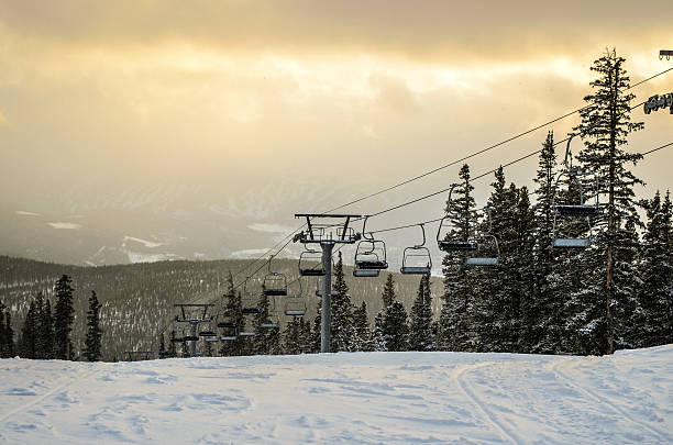 istock Keystone Chairlift in the Evening 533378259