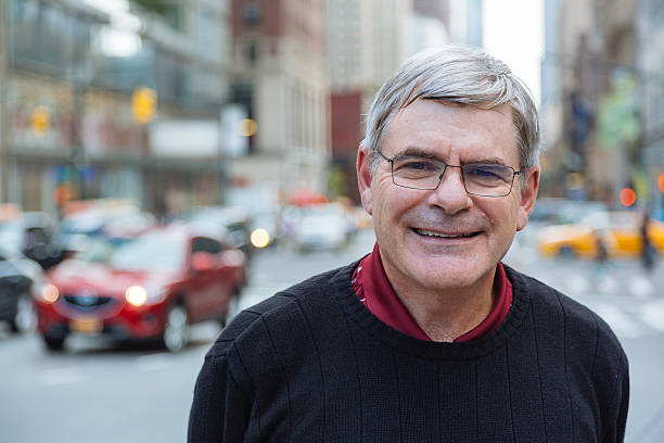 istock Senior Man Portrait in New York 533395785