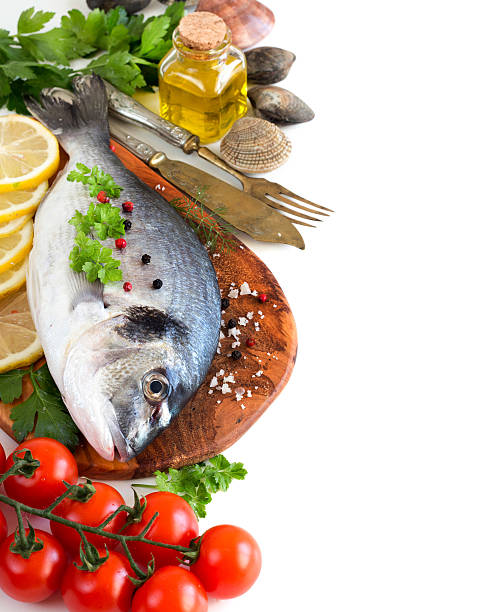 istock Fresh dorado fish and seafood 533401421
