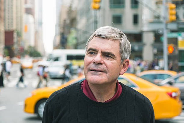 istock Senior Man Portrait in New York 533402589