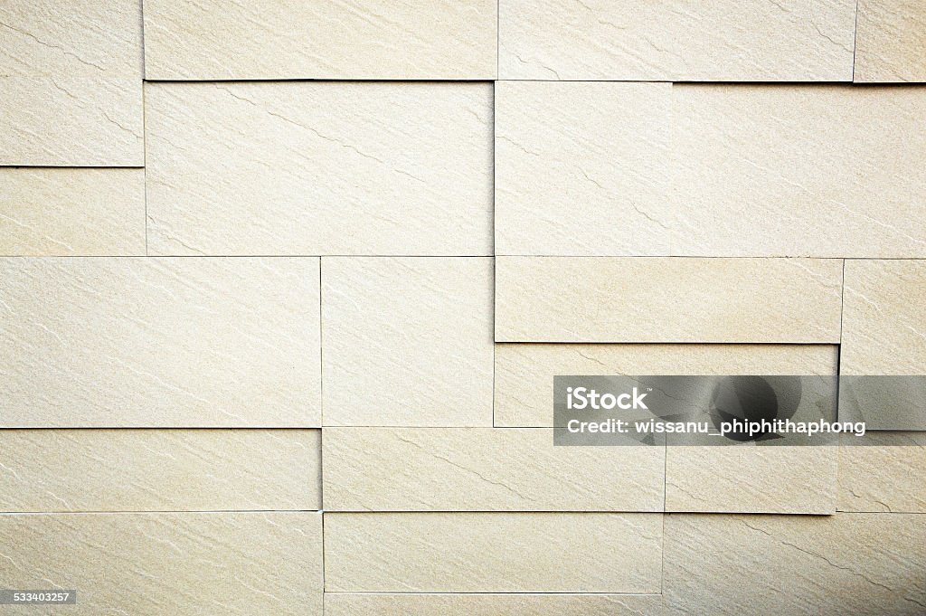 white stone brick wall pattern of white modern stone brick wall surfaced 2015 Stock Photo