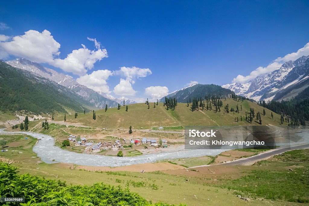 Mountains with meadows Mountains with meadows surrounded. 2015 Stock Photo