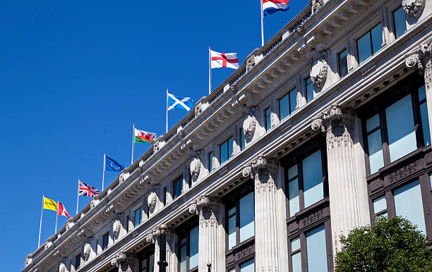 セルフリッジズスーパーストア、oxford street ,london - selfridges ストックフォトと画像