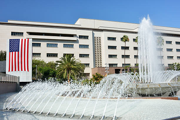 istock Fountain at Grand Park in LA 533422471