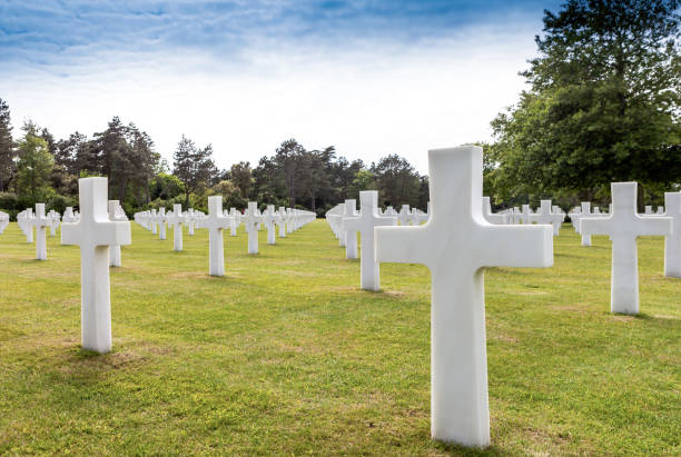 istock American Cemetery, Omaha Beach. 533423399