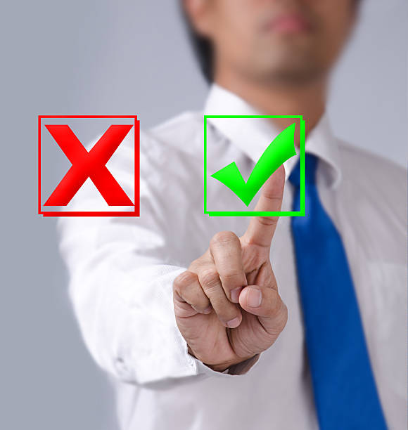 istock businessman touches of the button wrong in front 533423477