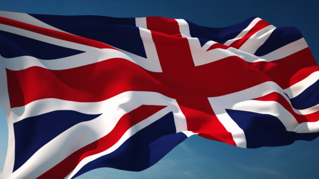 4K British Flag - Loopable