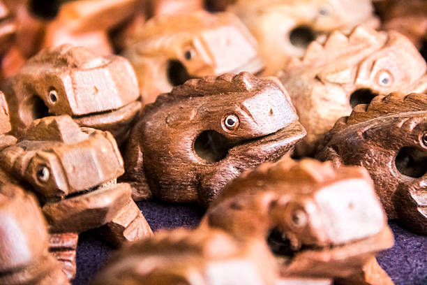 Cтоковое фото Деревянная резная работа в жаба