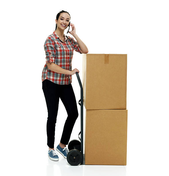 istock Cheerful female talking on phone 533430358