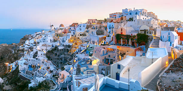 istock Oia at sunset, Santorini, Greece 533432314