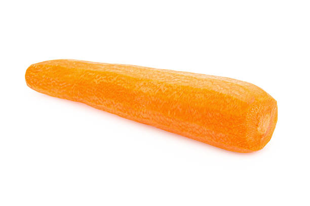 istock Sweet carrot isolated on white background 533432572