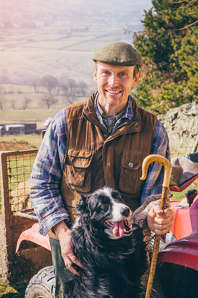 istock Mature Farmer and His Sheepdog 533433114