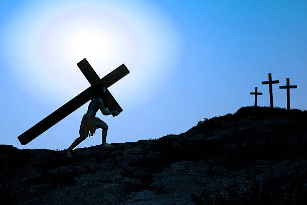 istock Jesus carrying the cross. 533435316