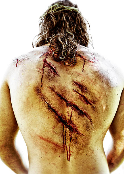 Wounds on Jesus Christe back. Wounds on Jesus Christe back. the crucifixion photos stock pictures, royalty-free photos & images