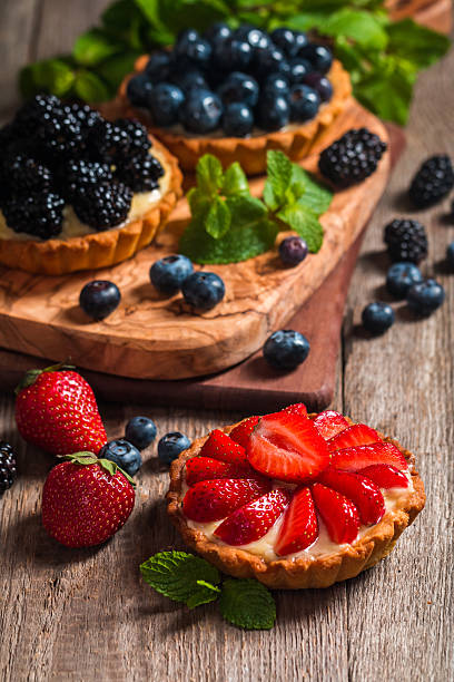 istock Fresh homemade berrie tarts 533441302
