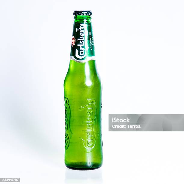 Carlsberg Beer Stock Photo - Download Image Now - Bottle, Pilsner, 2015