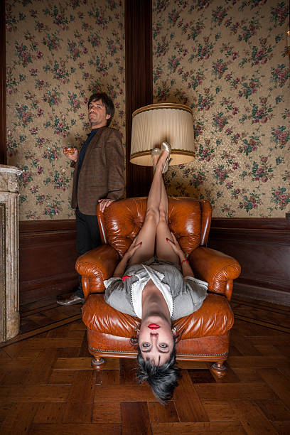 Portrait of odd couple