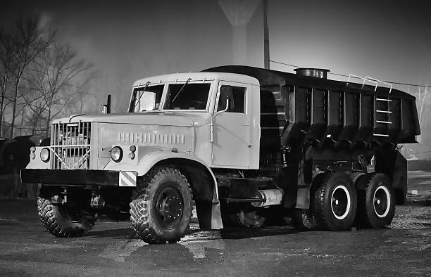 istock Old Russian truck 533442029