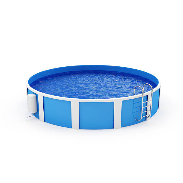istock Modern Swimming Pool isolated on white background 533442243